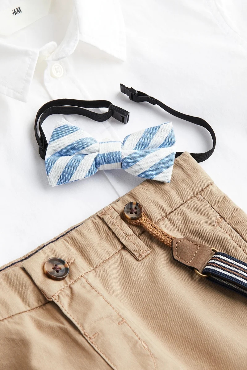 اتش اند ام طقم قطني من 4 قطع